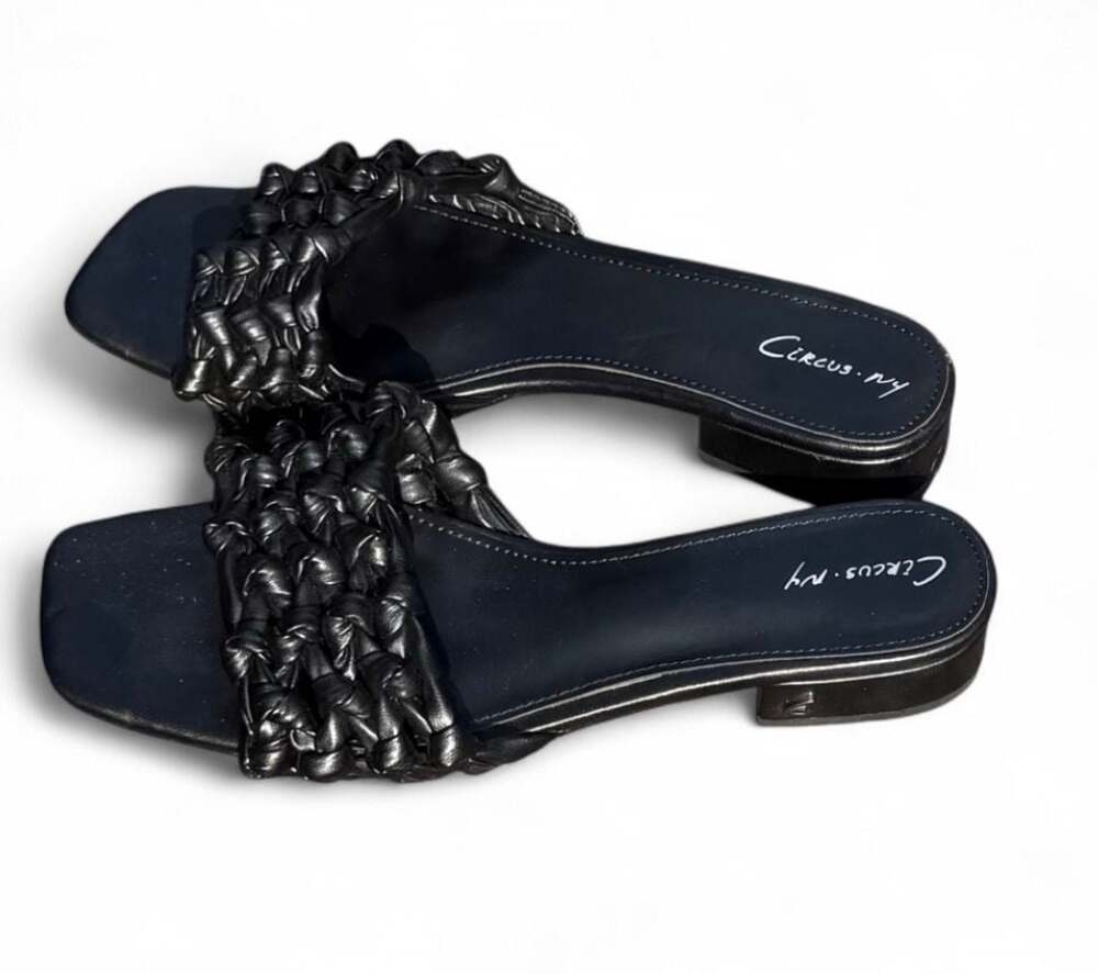 Circus NY by Sam Edelman Kenna Braided Strap Low Block Heel Sandals